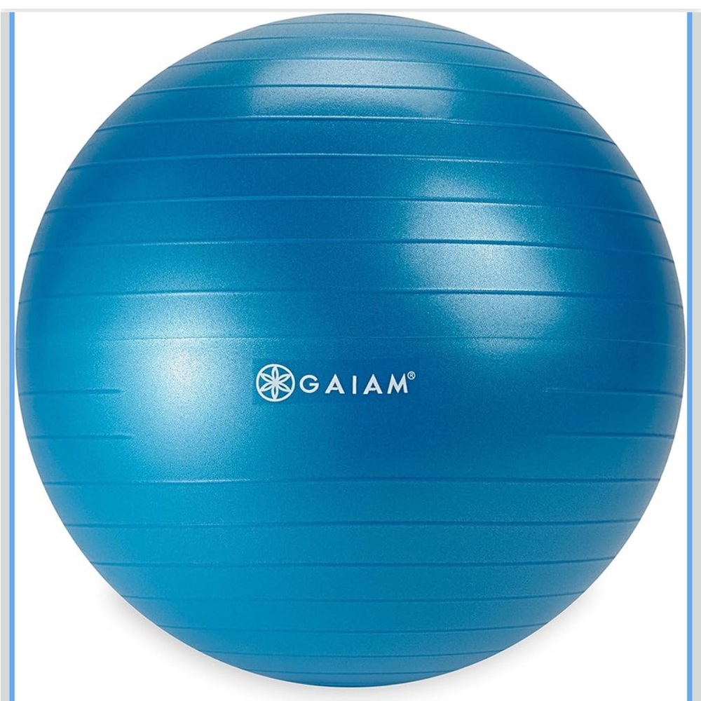 GAIAM Kid-Sized Blue Balance Ball NEW IN BOX